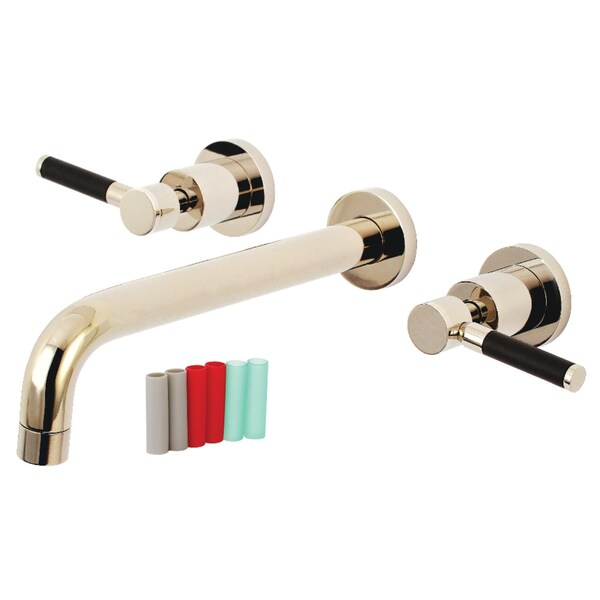 Roman Tub Faucet, Polished Nickel, Wall Mount